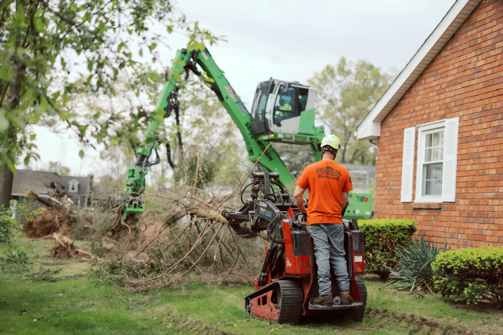 Emergency tree service in Clarkston MI after storm damage